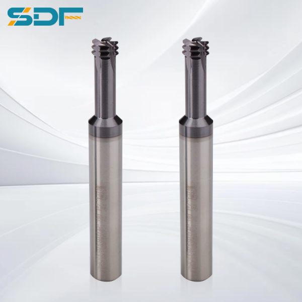 SDF-P Series Tungsten Carbide Thread milling cutter without Pre-hole – ALCRONA Coating for Steel