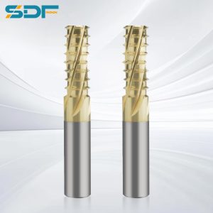 Staggered Tooth Thread Mill for Titanium & Inconel | ATNZ Coated | High-Speed Full Profile